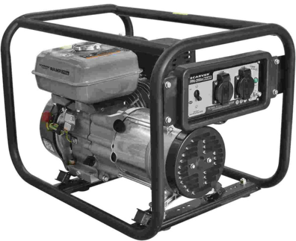 Генератор 2,8/3 квт CARVER PPG-3900A BUILDER   01.020.00017