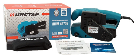 ИНСТАР Ленточная Шлифовальная машина ЛШМ 45709 -950Вт;220м/мин;76*457мм