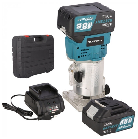 Фрезер Profipower MKDRT-18V  E0088 акк.2шт Li-ion аккумулятора,4.0Ач,30000 об_мин, з_у,