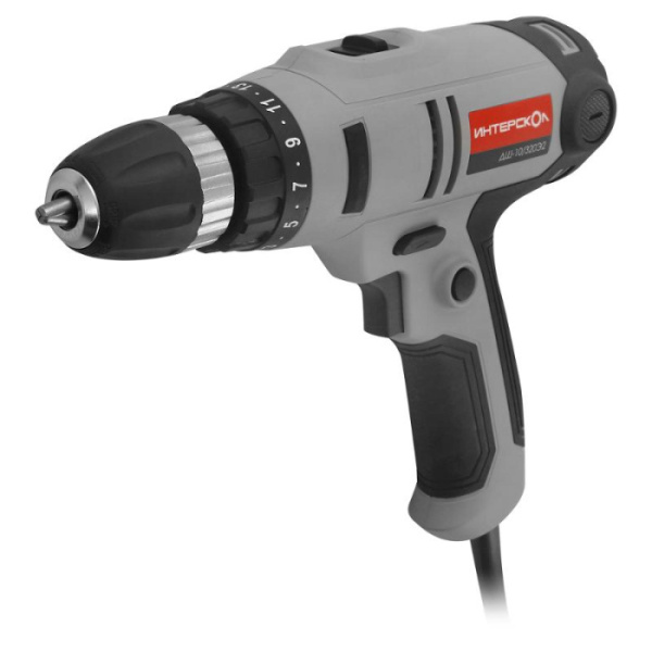 Дрель-шуруповерт ИНТЕРСКОЛ ДШ 10/320Э2 220.1.1.00