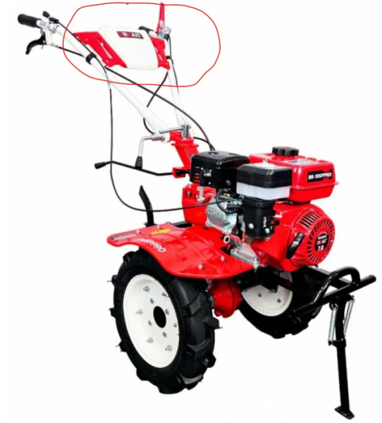 Мотоблок BRAIT BR-105PPRO 7л.с 4*10, 1/3ск..с ВОМ. валS23,фрез в компл.,С ПАНЕЛЬЮ
