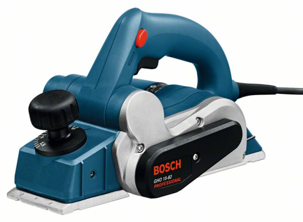 Рубанок BOSCH GHO 15-82  (600W, 82 мм, глуб 0,0 - 1,5 мм)