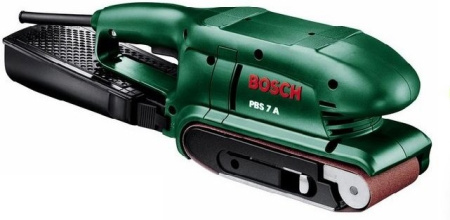 Ленточная шлифмашина BOSCH PBS 7 AE  (600W, 250 м_мин., 75_457мм, 2,4кг) 0603391008