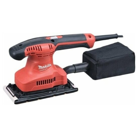 Вибрационная шлифмашина MAKITA M9203 ПШМ 190Вт93х228мм12000обмампл-20мм14кгкорпсборник