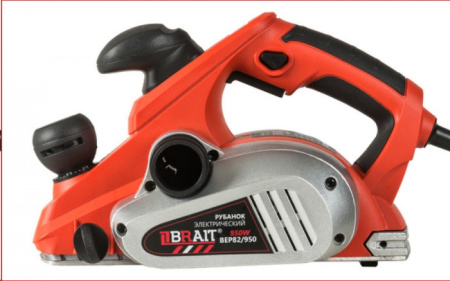 Рубанок BRAIT BEP82950 электрический 950Вт 82мм нож 82х55х3мм 0-3мм 2101087054